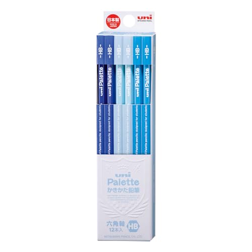 Mitsubishi Pencil Uni Palette Kakikata Graphite Pencils 12 Pack