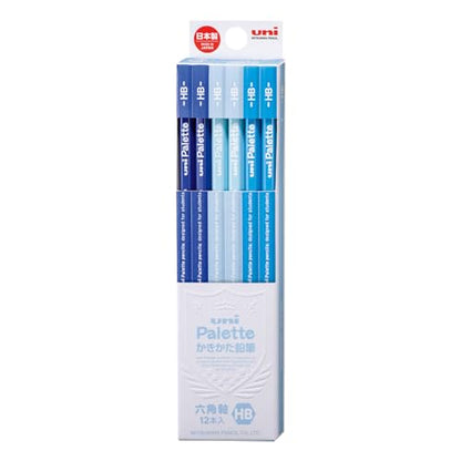 Mitsubishi Pencil Uni Palette Kakikata Graphite Pencils 12 Pack