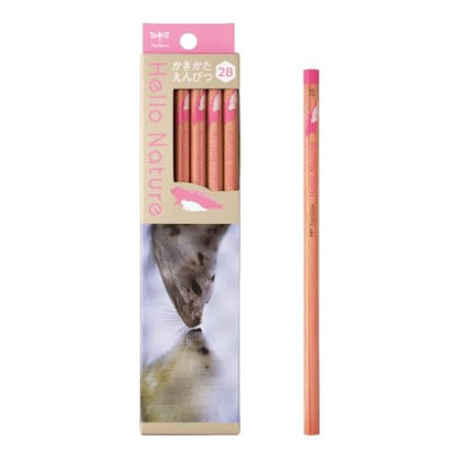 Tombow Hello Nature Kakikata 2B Graphite Pencils 12-Pack Seal