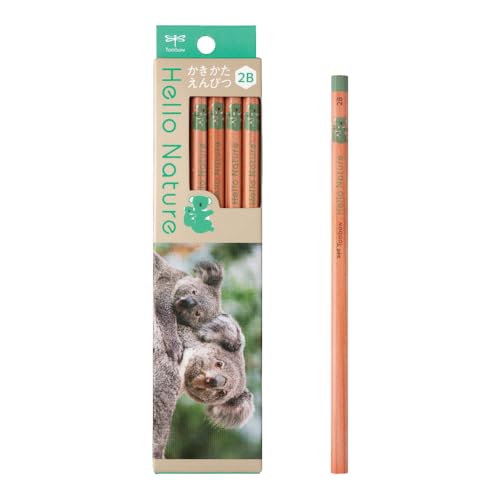 Tombow Hello Nature Kakikata 2B Graphite Pencils 12-Pack Seal