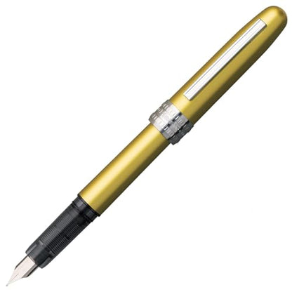 Platinum Plaisir Fountain Pen Fine Point Aluminum Body Blue