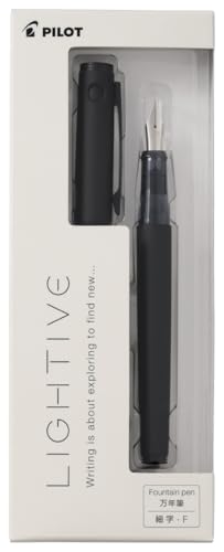 Pilot Lightive Fountain Pen Fine Nib Lightweight Airtight Cap