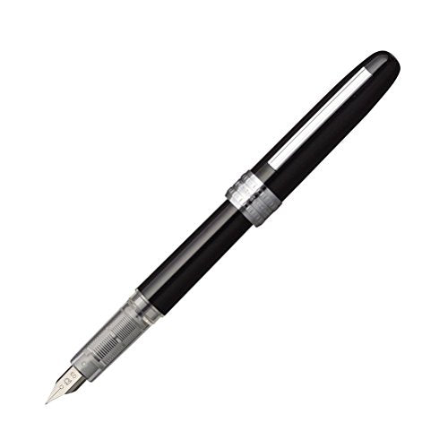 Platinum Plaisir Fountain Pen Fine Point Aluminum Body Blue