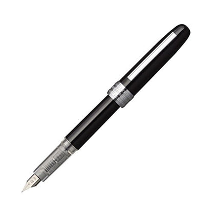 Platinum Plaisir Fountain Pen Fine Point Aluminum Body Blue