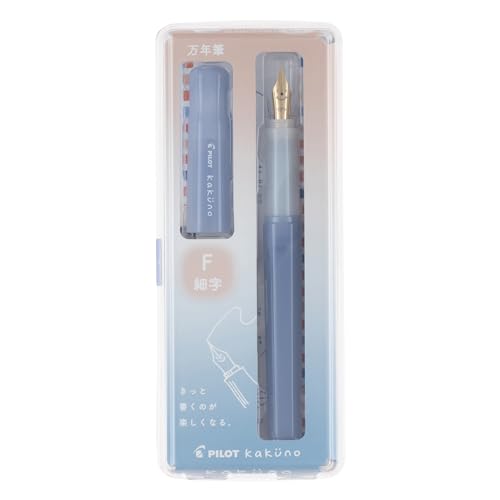 PILOT Kakuno Madoromi Color Fountain Pen Fine Nib Madorami Blue