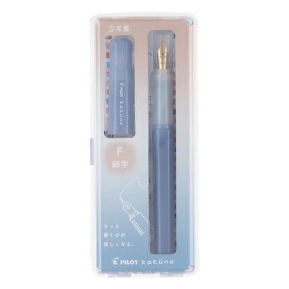 PILOT Kakuno Madoromi Color Fountain Pen Fine Nib Madorami Blue