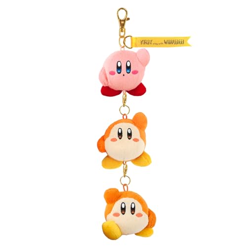 Sanei Boeki Kirby Play with Waddle Dee Die-Cut Cushion 15.7in