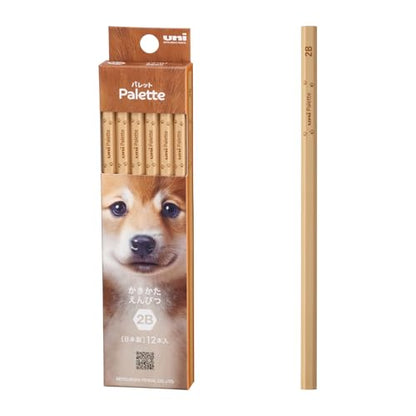 Mitsubishi Pencil Uni Palette Graphite Pencils 12-Pack Hexagonal Barrel