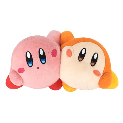Sanei Boeki Kirby Play with Waddle Dee Die-Cut Cushion 15.7in