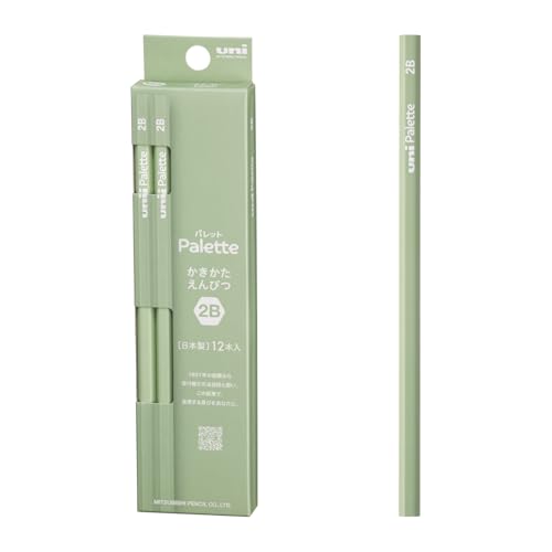 Mitsubishi Pencil Uni Palette Kakikata Graphite Pencils 12 Pack