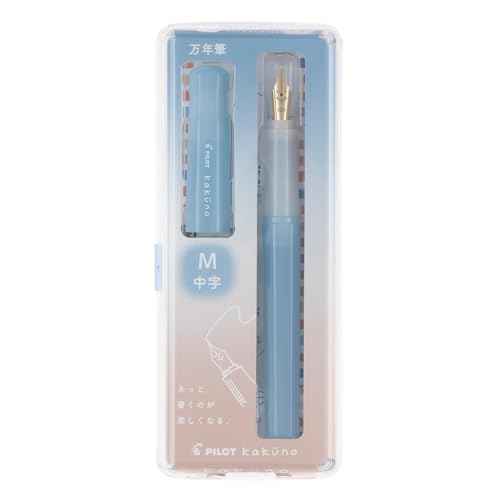 PILOT Kakuno Madoromi Color Fountain Pen Fine Nib Madorami Blue