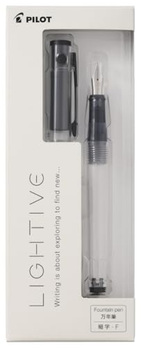 Pilot Lightive Fountain Pen Fine Nib Lightweight Airtight Cap
