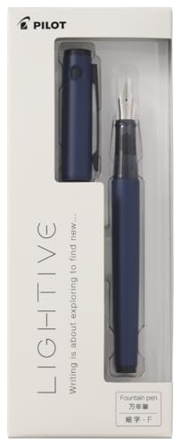 Pilot Lightive Fountain Pen Fine Nib Lightweight Airtight Cap