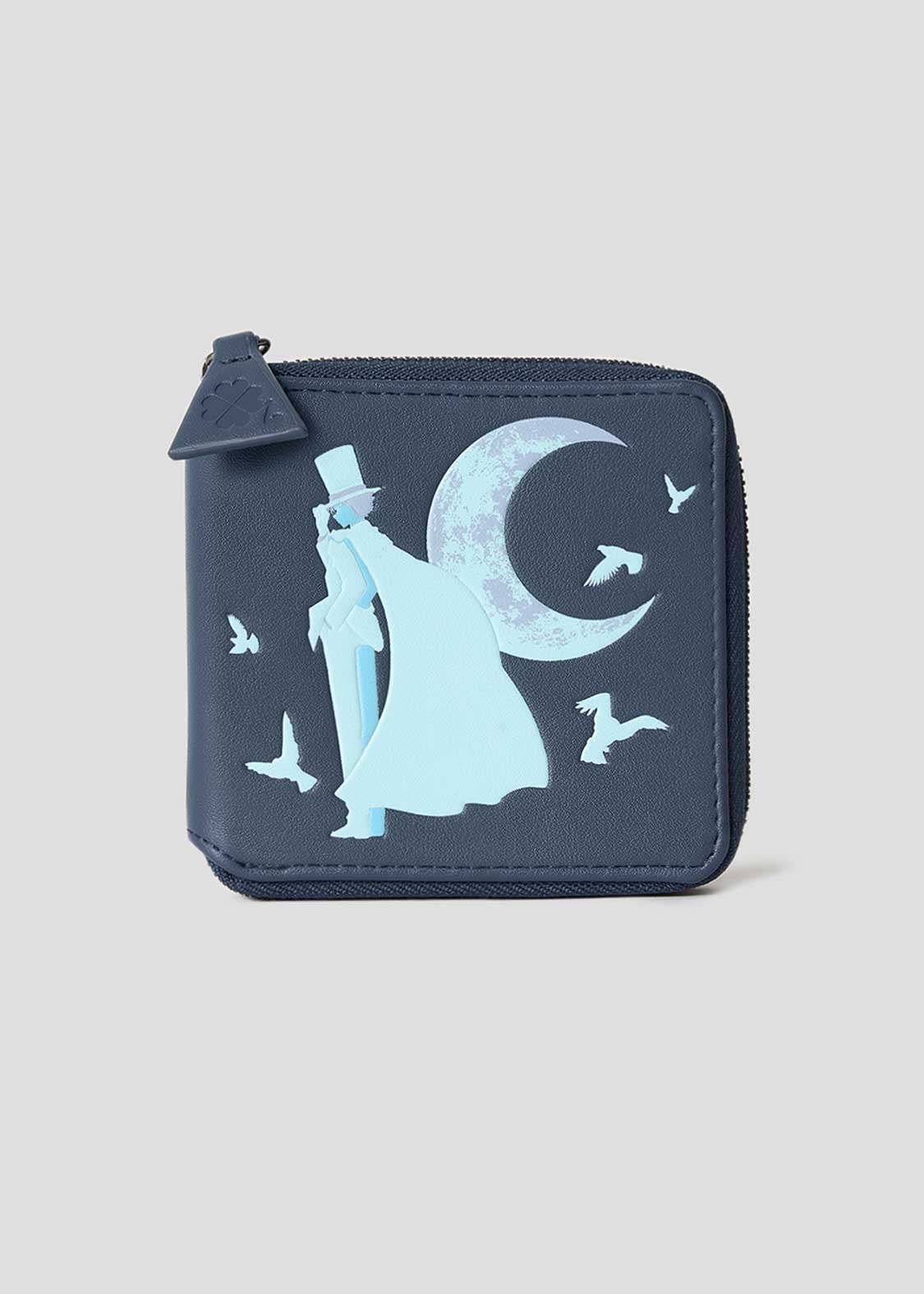 Detective Conan The Magician Under Moonlight Bifold Wallet Navy