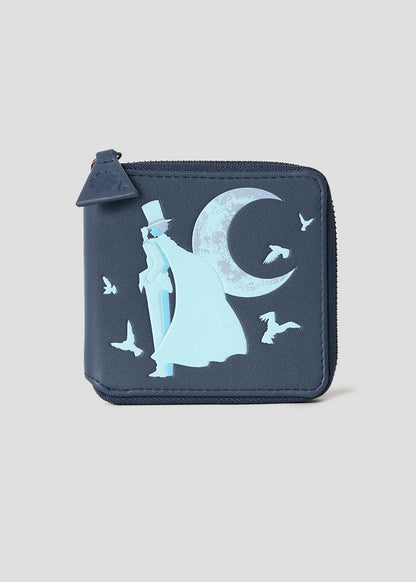 Detective Conan The Magician Under Moonlight Bifold Wallet Navy