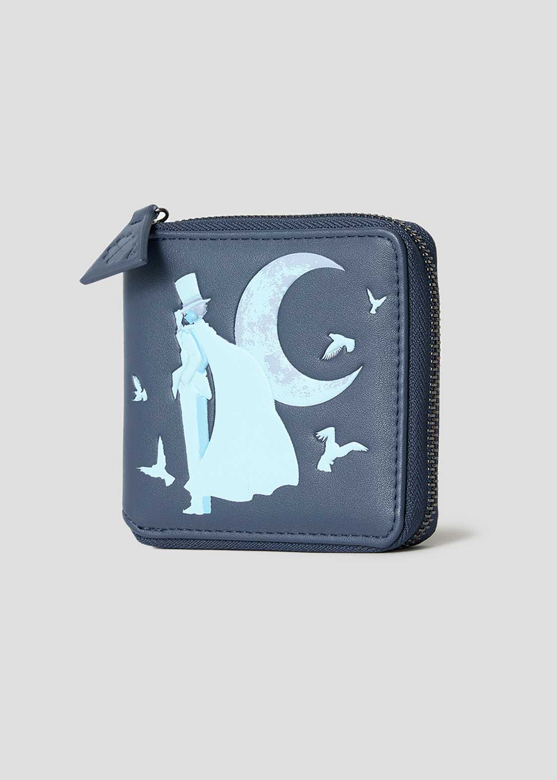 Detective Conan The Magician Under Moonlight Bifold Wallet Navy
