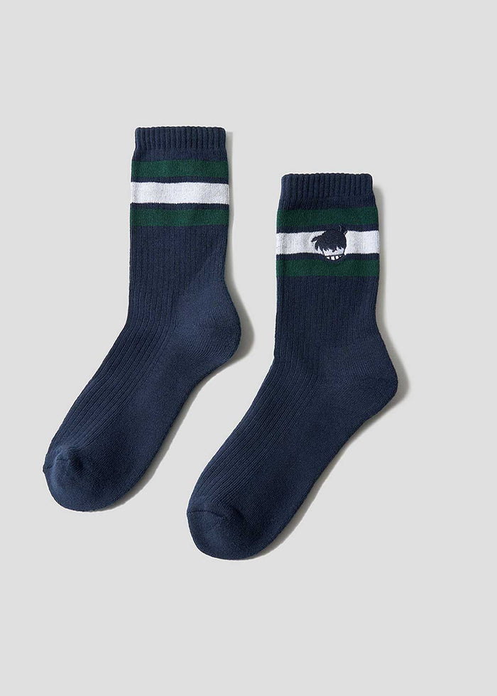 Graniph Detective Conan Teitan High School Unisex Mid-Calf Socks