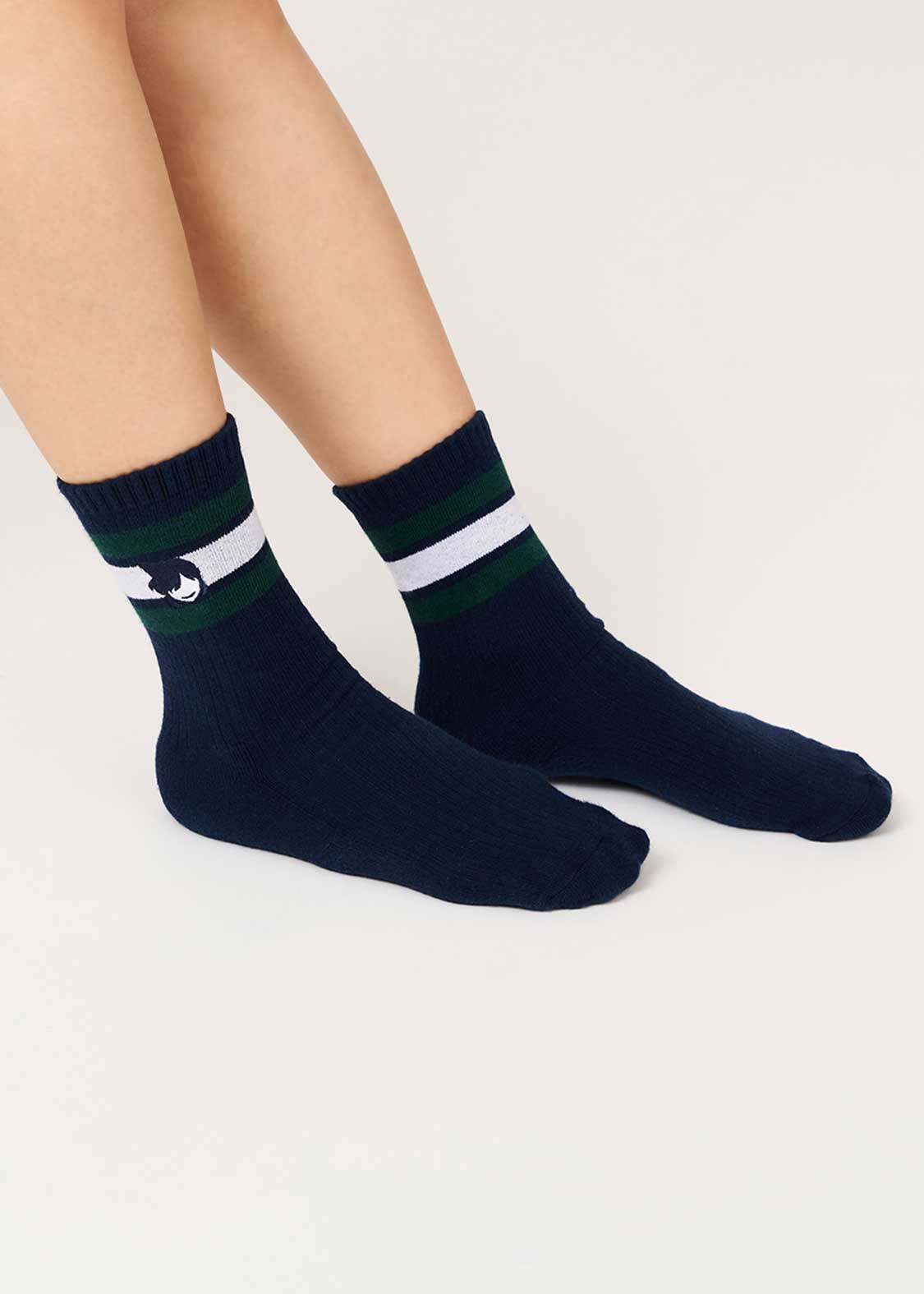Graniph Detective Conan Teitan High School Unisex Mid-Calf Socks