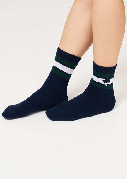 Graniph Detective Conan Teitan High School Unisex Mid-Calf Socks
