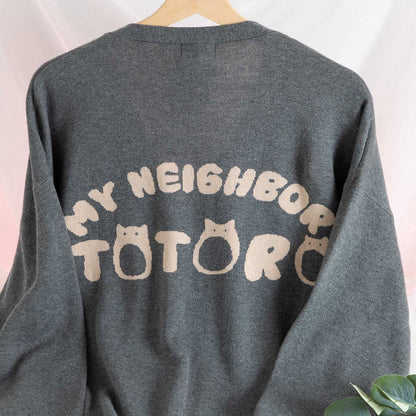 My Neighbor Totoro Gray Cardigan(Free Size) - Ghibli Studio