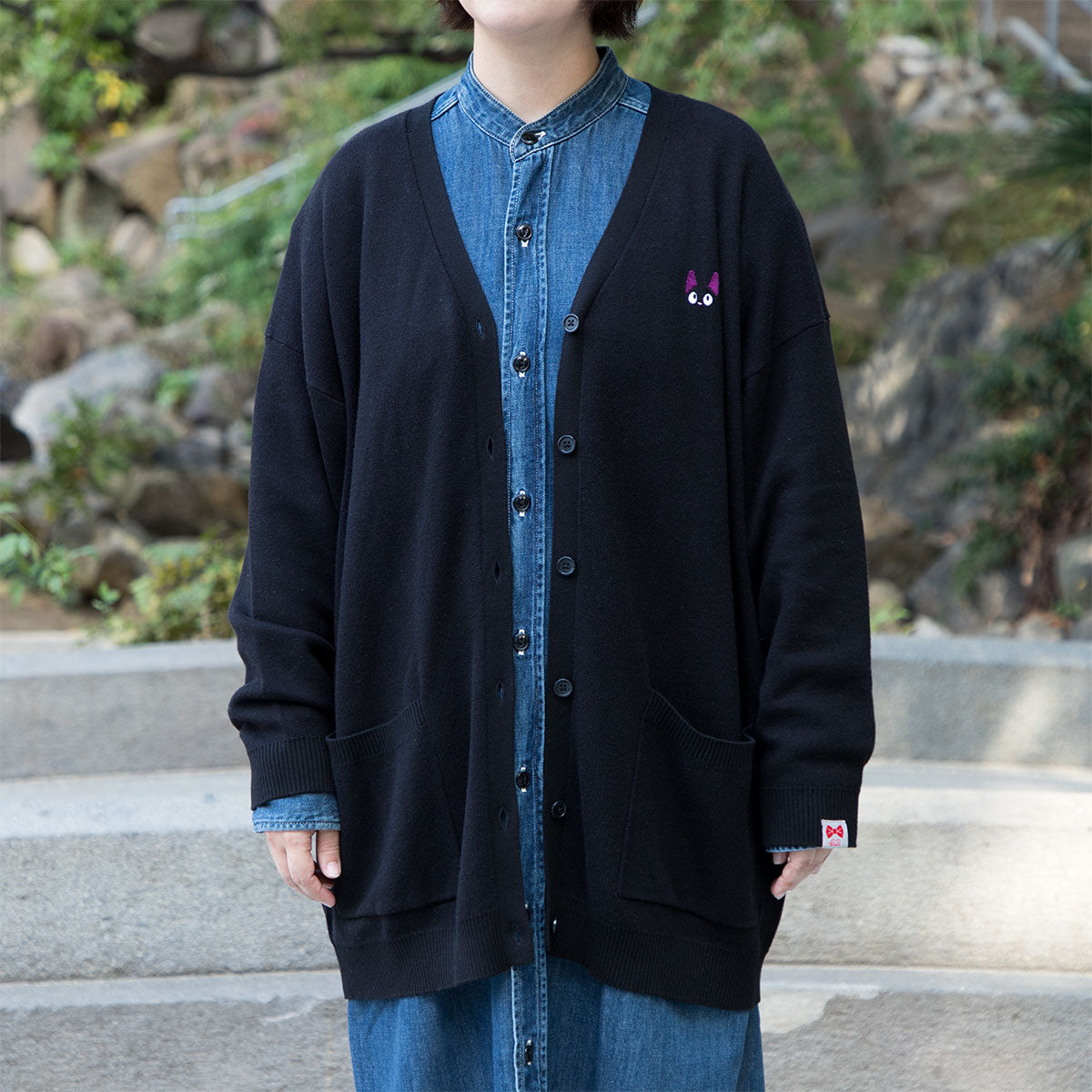 Kiki's Delivery Service Black Cardigan (Free Size) - Ghibli Studio