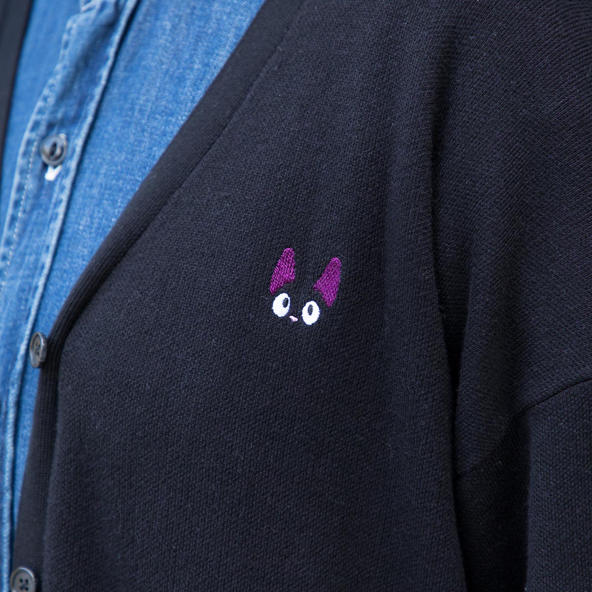 Kiki's Delivery Service Black Cardigan (Free Size) - Ghibli Studio