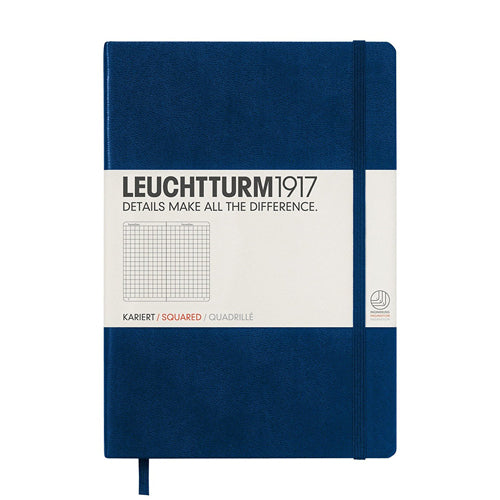 Leuchtturm1917 A5 Notebook Grid 5mm 342923 Navy