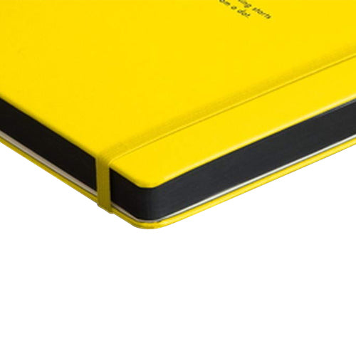 Leuchtturm1917 Bauhaus A5 Dotted Hardcover Notebook 8.3x5.7in Lemon