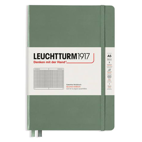 Leuchtturm1917 Medium A5 Dotted Notebook Olive