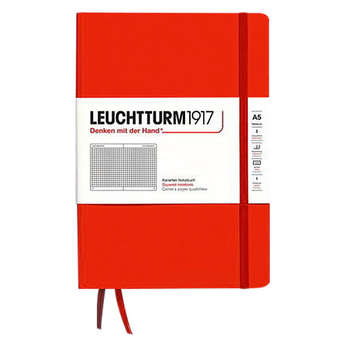 LEUCHTTURM1917 Medium A5 Notebook Grid Fox Red