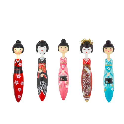 Noren Japanese Character Retractable Ballpoint Pen Funny Souvenir