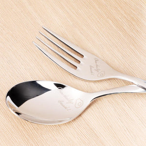 Howl's Moving Castle "Our Daily Bread!" Stainless Fork - Studio Ghibli