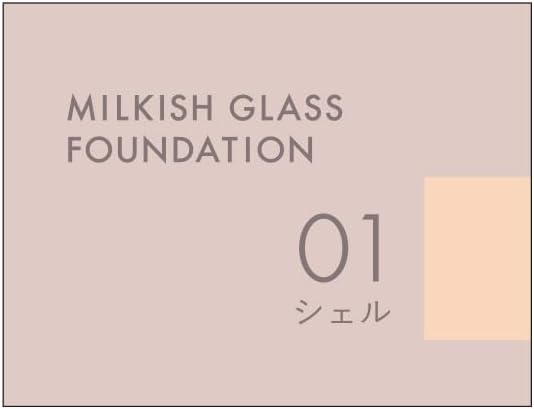 KiSS Milkish Glass foundation Pore Cover SPF34 "	01 shell" - 30ml