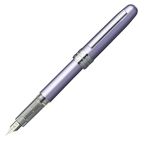 Platinum Plaisir Fountain Pen Fine Point Aluminum Body Blue