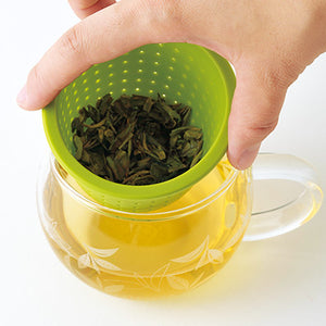 Lupicia Original Designed Glass Tea Mug 330ml - Green