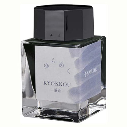 Sailor Yurameku Fountain Pen Ink Color-Changing Shading Itezora Pale Blue