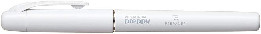 Kokuyo PERPANEP Fountain Pen Preppy Fine Point Black Ink White