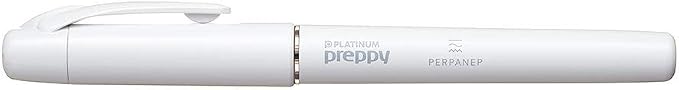 Kokuyo PERPANEP Fountain Pen Preppy Fine Point Black Ink White