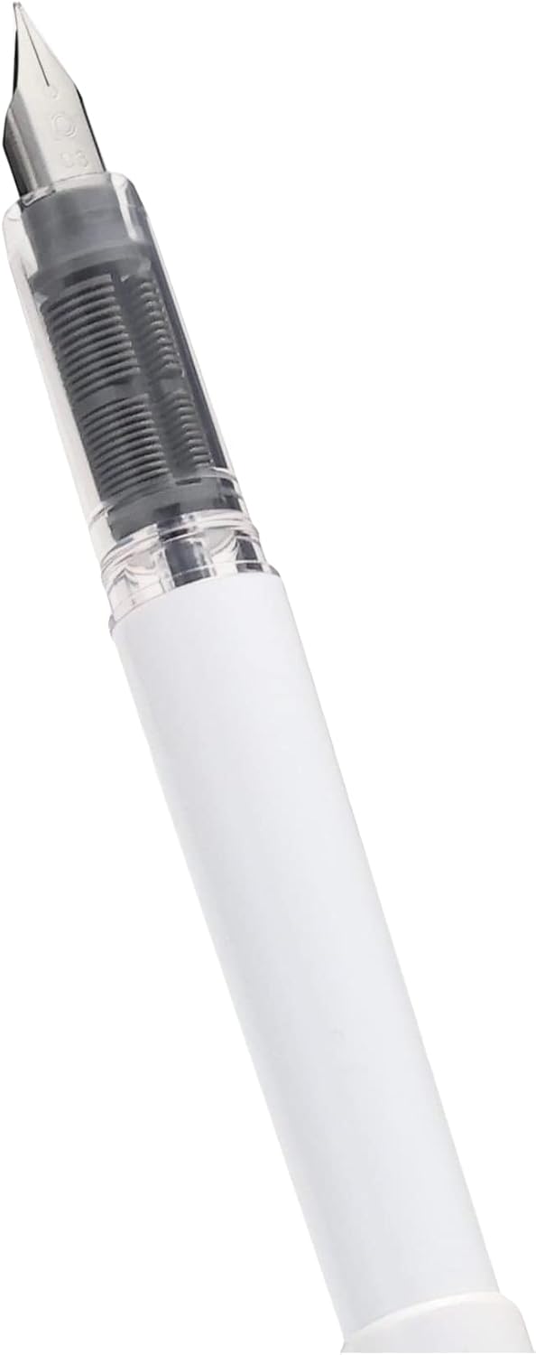 Kokuyo PERPANEP Fountain Pen Preppy Fine Point Black Ink White