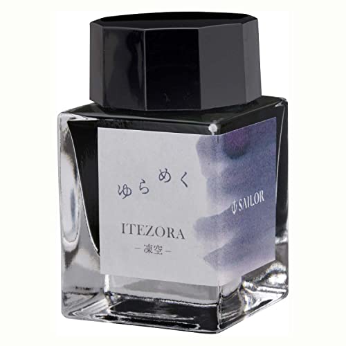 Sailor Yurameku Fountain Pen Ink Color-Changing Shading Itezora Pale Blue
