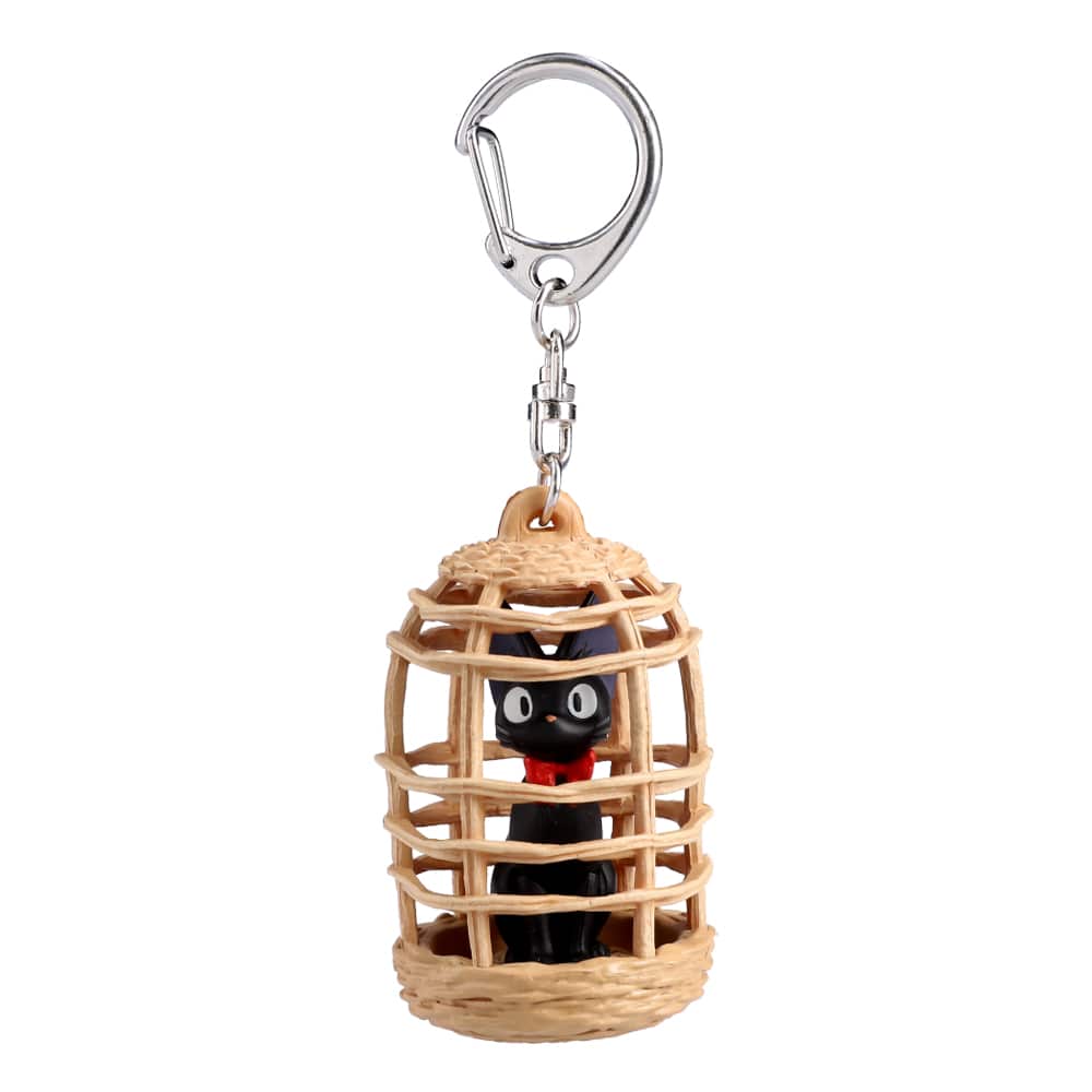 Kiki's Delivery Service Basket Jiji Keychain  - Ghibli Studio