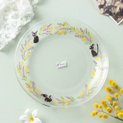 Donguri Closet Kiki's Delivery Service Flower Bouquet Glass Plate