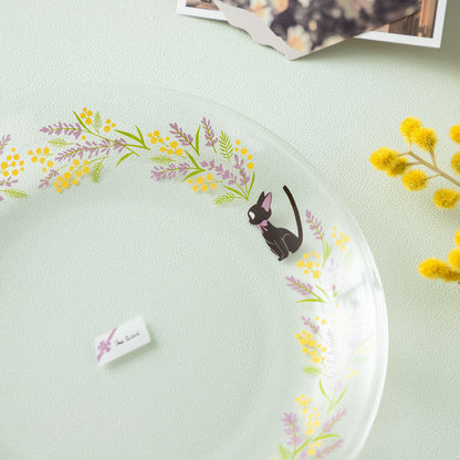 Donguri Closet Kiki's Delivery Service Flower Bouquet Glass Plate
