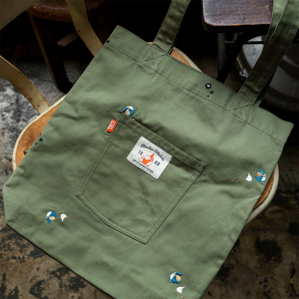 My Neighbor Totoro Embroidered Tote Bag 4990593489411