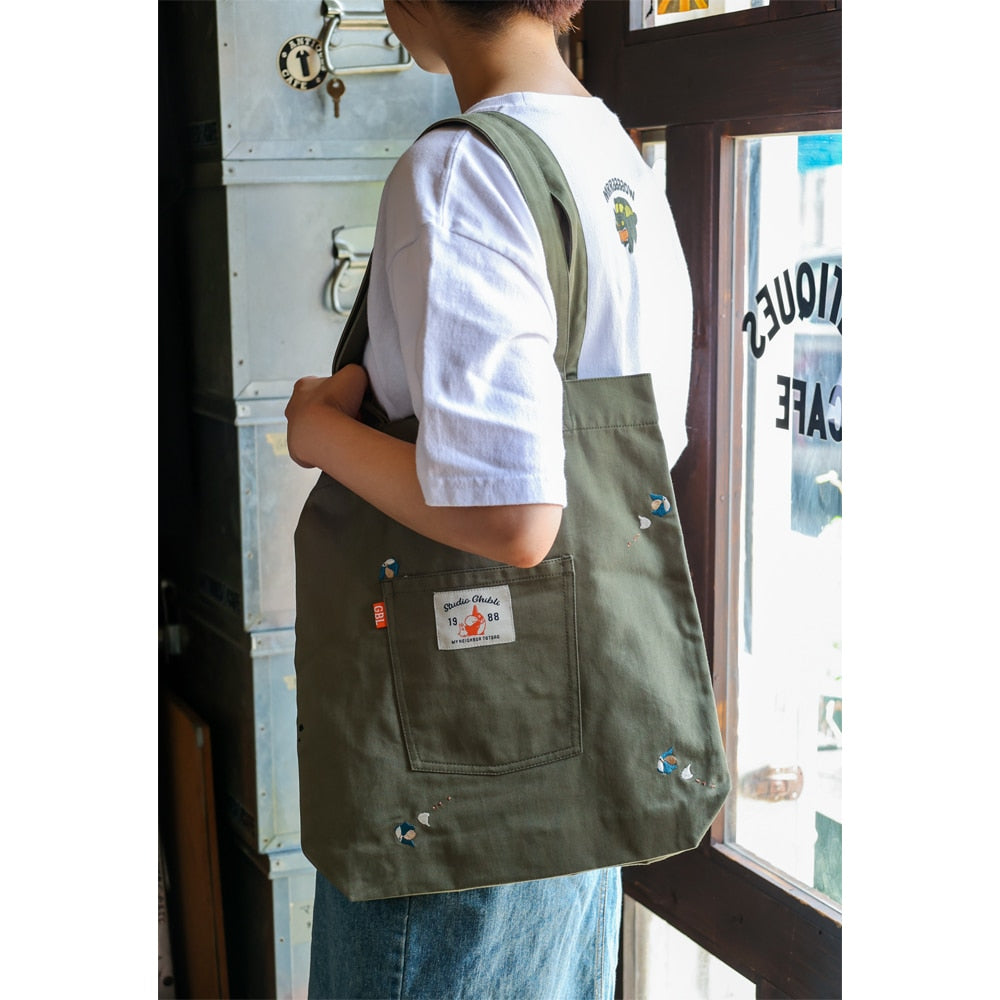 My Neighbor Totoro Embroidered Tote Bag 4990593489411