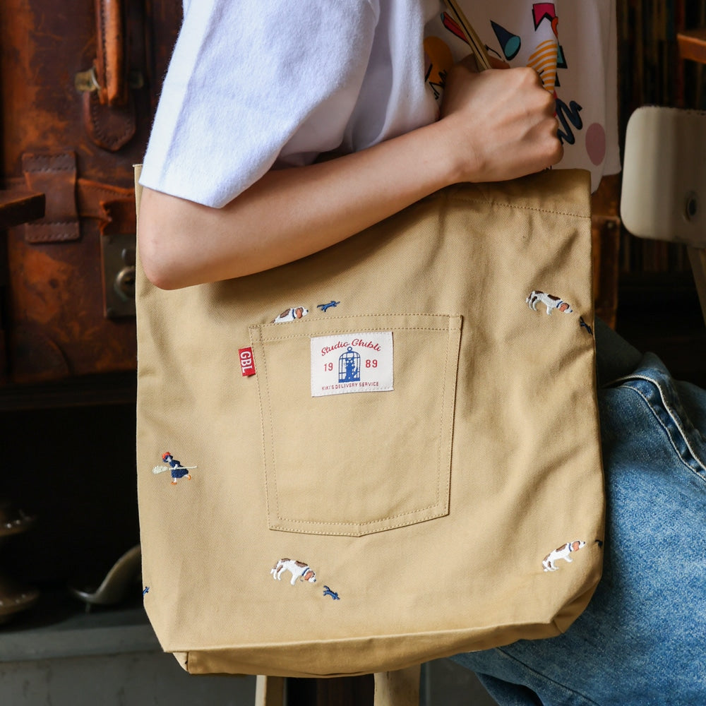 Kiki's Delivery Service Embroidered Tote Bag Searching 4990593489428