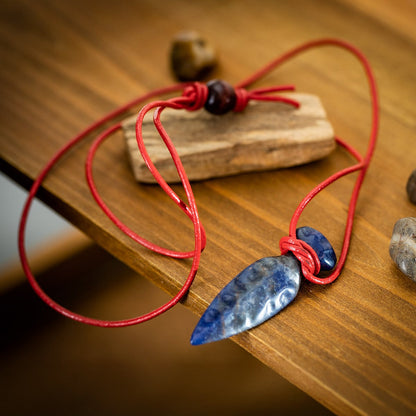 Princess Mononoke (Tama no Kogatana) Sodalite Stone Necklace - Ghibli Studio