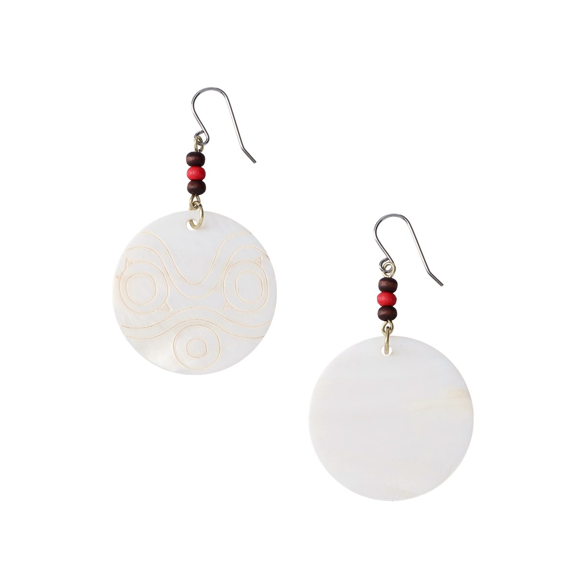 Princess Mononoke San's Shell Earrings - Ghibli Studio