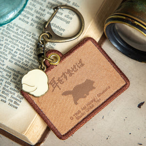 Whisper Of The Heart Embroidered Keychain- Ghibli Studio