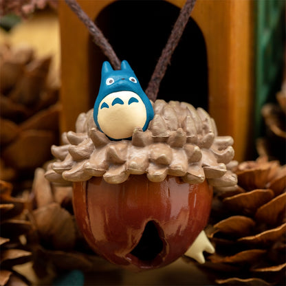 My Neighbor Totoro Acorn Holder Keychain Medium and Small Totoro